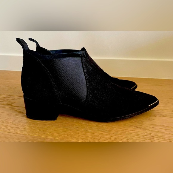 Acne Studios Jenny Boots in Black Suede Size 36 - Picture 2 of 5